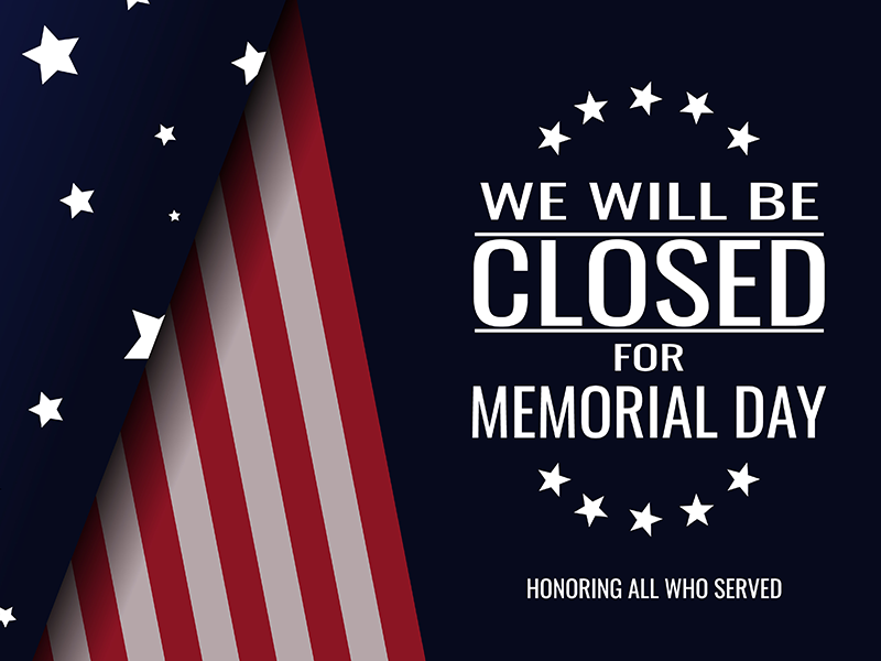 HITEM WILL BE CLOSED ON 5/29/2023 IN OBSERVANCE OF MEMORIAL DAY